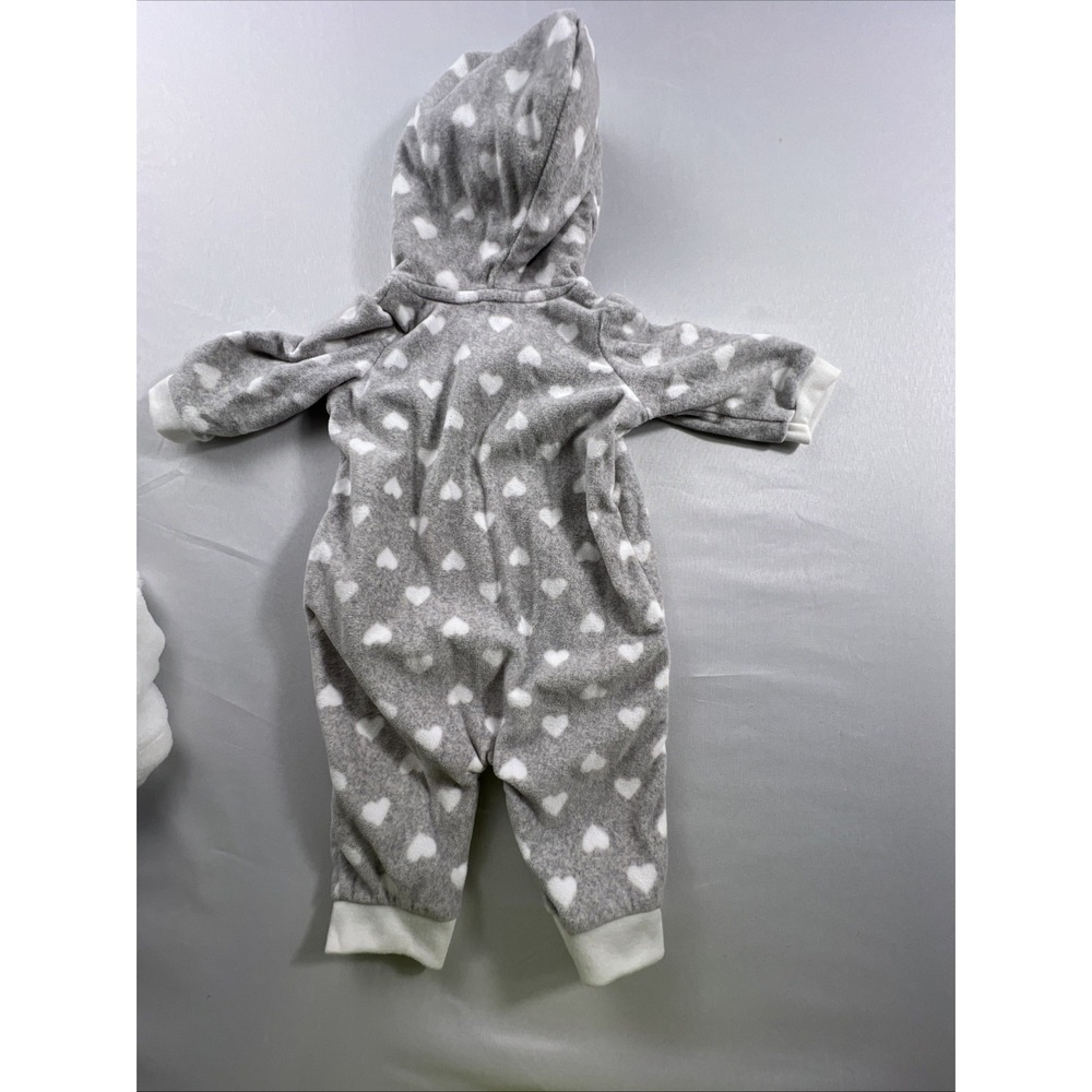 Lot of 4 Baby Girl Fleece CARTER'S Outerwear/Jackets/ Outfit 3 months - Picture 8 of 15